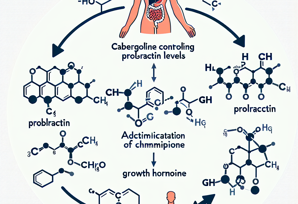 Cabergoline et contrôle de la prolactine lors de la prise de GH (hormone de croissance)