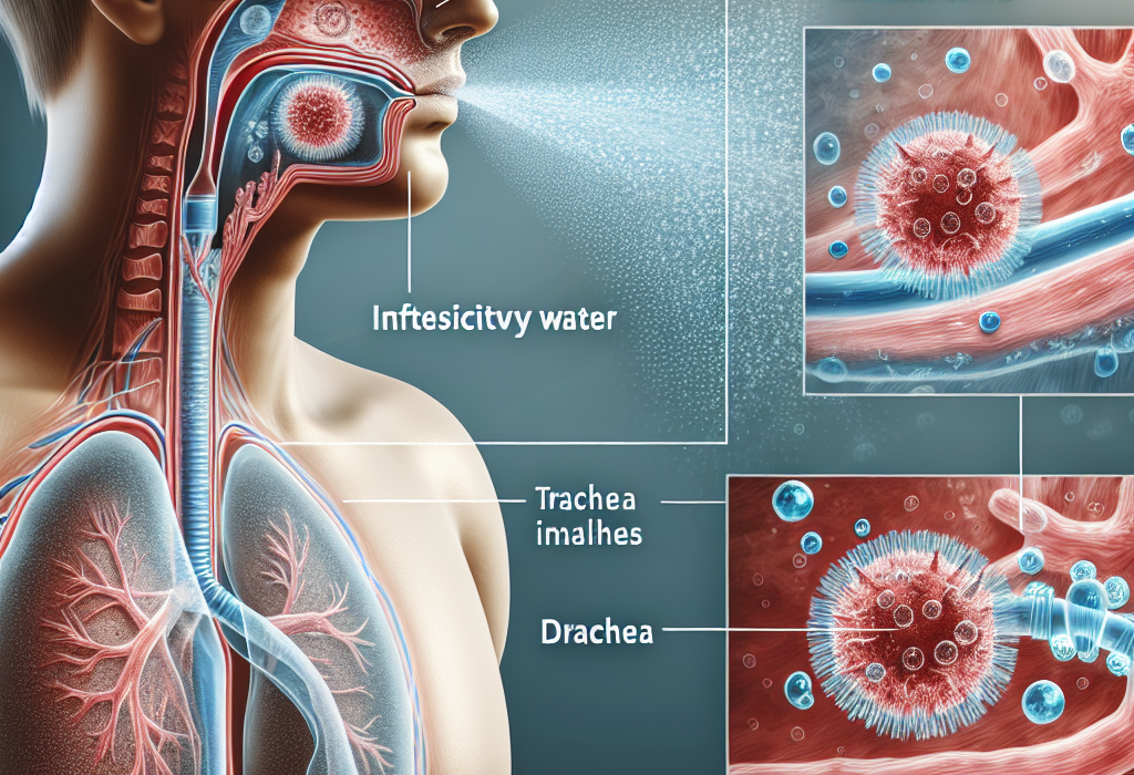 Effets de l'Eau germicide sur les voies respiratoires lors d'une inhalation intensive