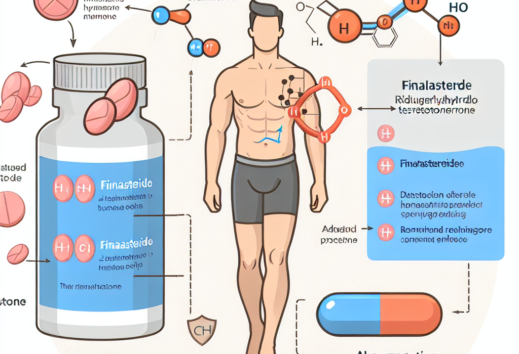 Le Finastéride et son rôle dans la réduction du taux de dihydrotestostérone dans l'organisme du sportif