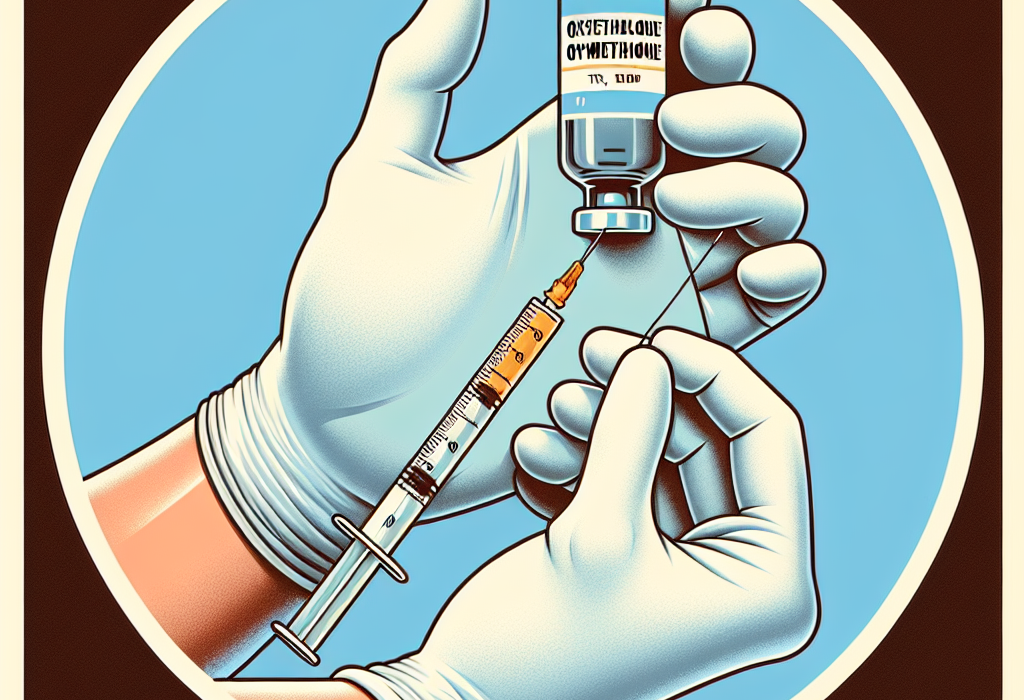 Facilité de l'injection d'oxymétholone avant Dosage