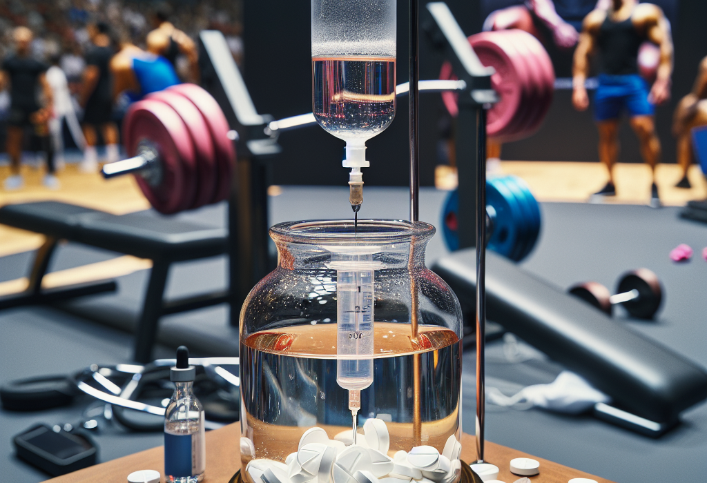 Infusion de comprimés de stanozolol pour les démonstrations sportives en musculation