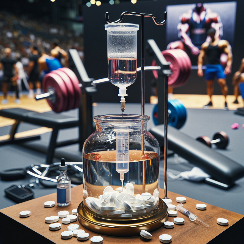 Infusion de comprimés de stanozolol pour les démonstrations sportives en musculation