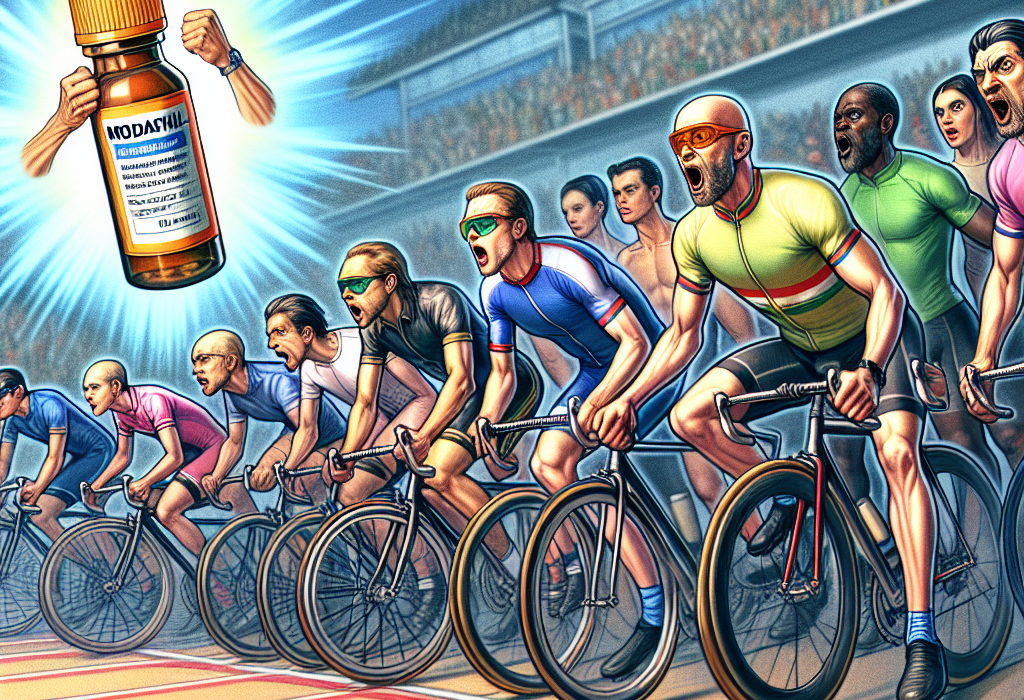 Modafinil comme aide à la réaction au signal de départ en cyclisme