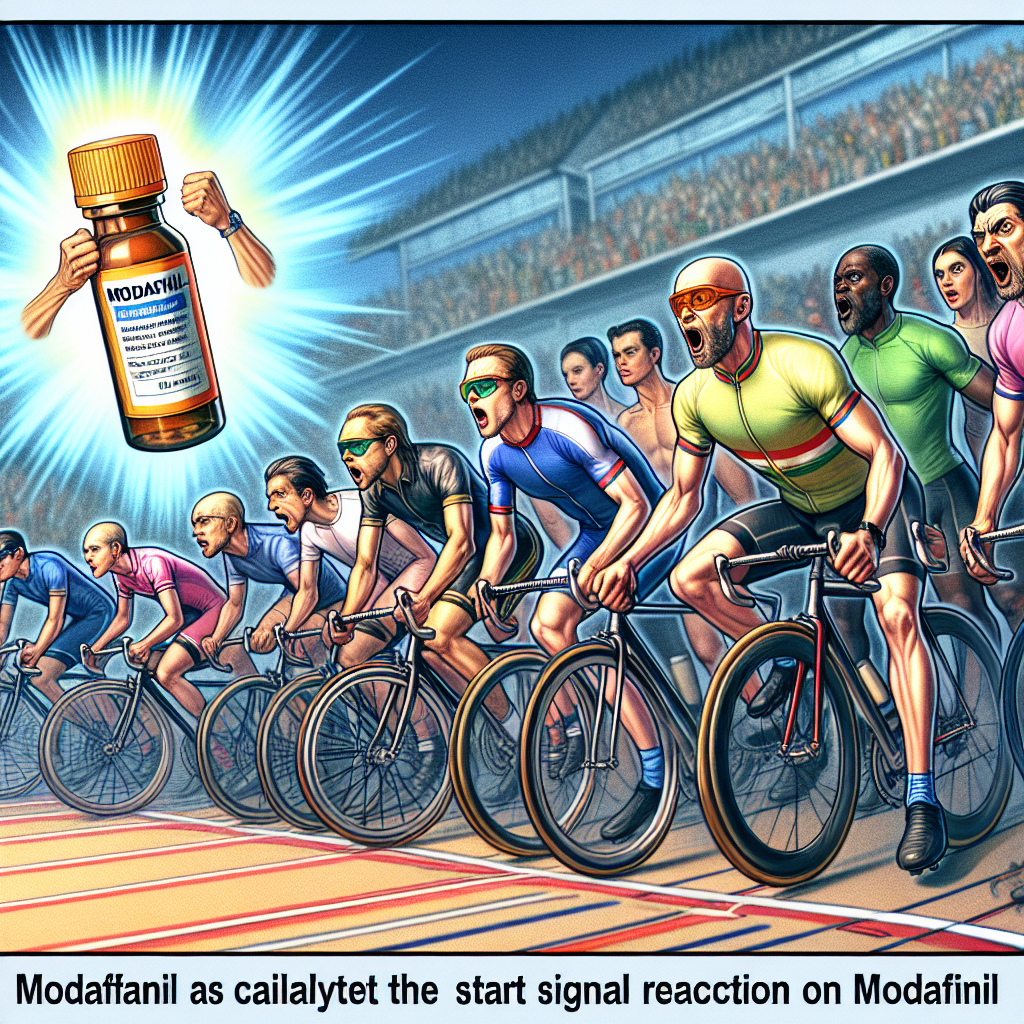 Modafinil comme aide à la réaction au signal de départ en cyclisme