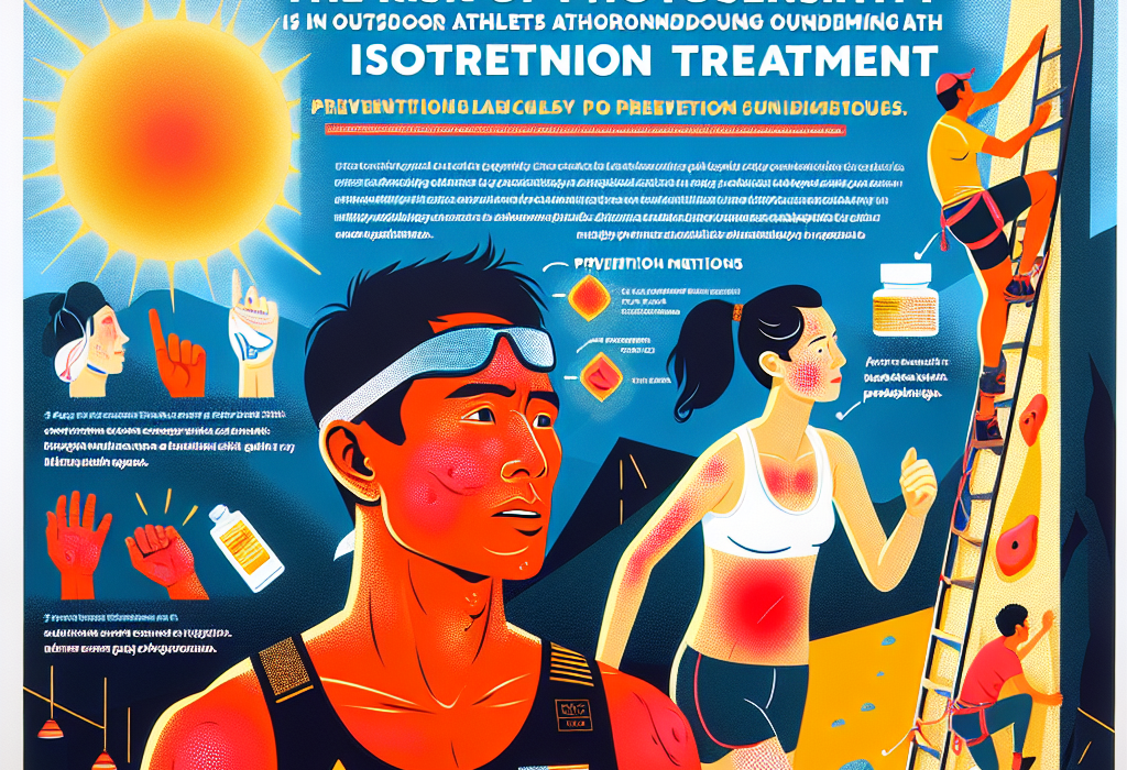 Risques de photosensibilité pendant une cure d'isotrétinoïne chez les sportifs de plein air