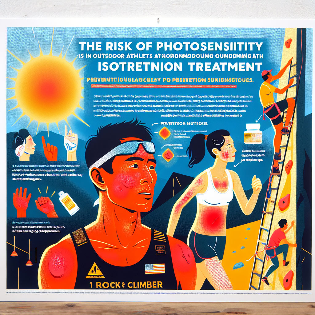 Risques de photosensibilité pendant une cure d'isotrétinoïne chez les sportifs de plein air