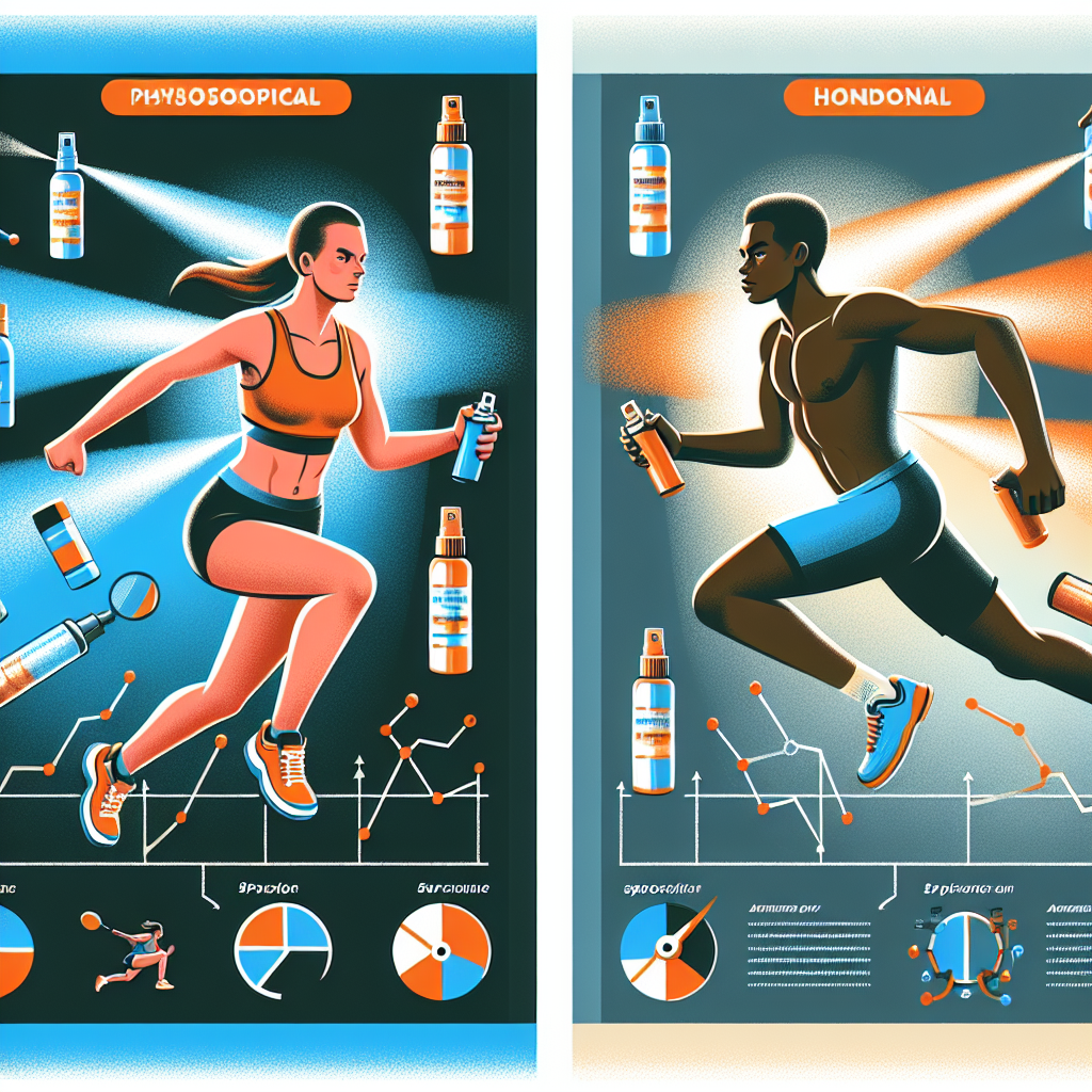 Efficacité comparée des sprays physiologiques et hormonaux en sport
