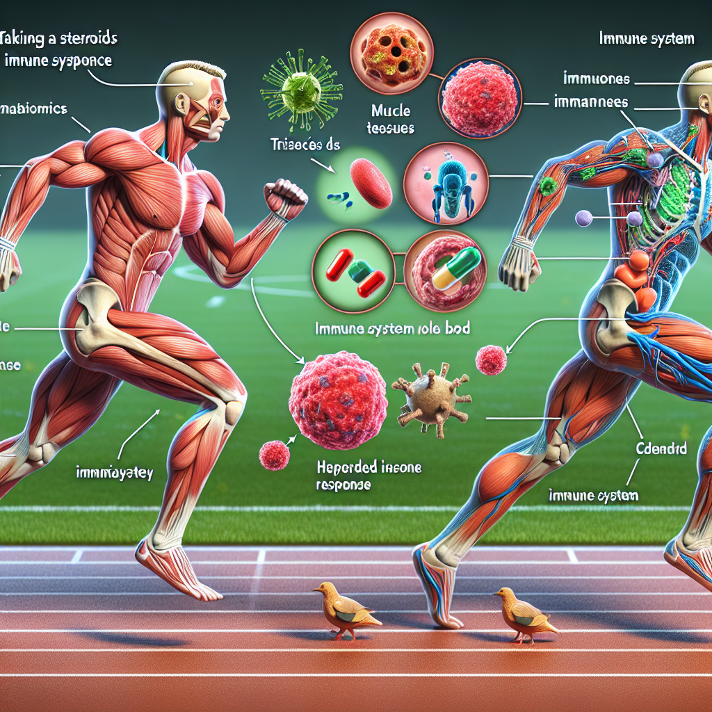L'effet d'une cure de stéroïdes sur le système immunitaire des sportifs