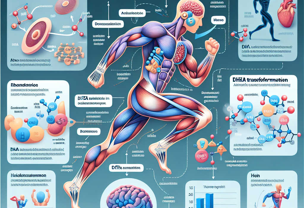 Recherche sur la DHEA dans le sport : mécanismes d'action anabolique