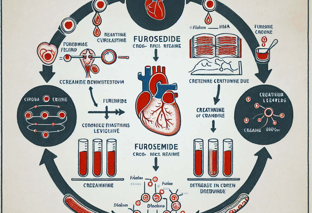 Effet du furosémide sur le taux de créatinine dans le sang